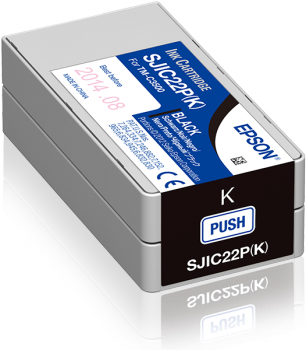 Epson SJIC22P(K) - C33S020601 Inktcartridge Zwart
