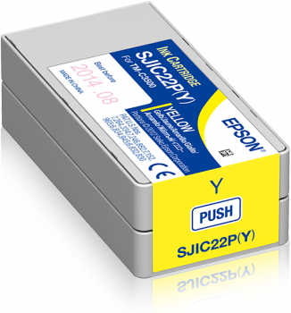 Epson SJIC22P(Y) - C33S020604 Inktcartridge Geel