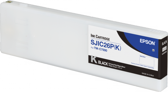 Epson SJIC26P(K) - C33S020618 Inktcartridge Zwart